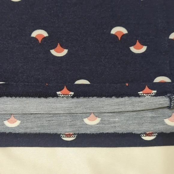 Ann Taylor Sleeveless Top, Color Blue/White/Tan Size XS - Picture 11 of 13